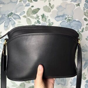 Vintage Coach 9976 Anderson Black Leather Shoulder Bag